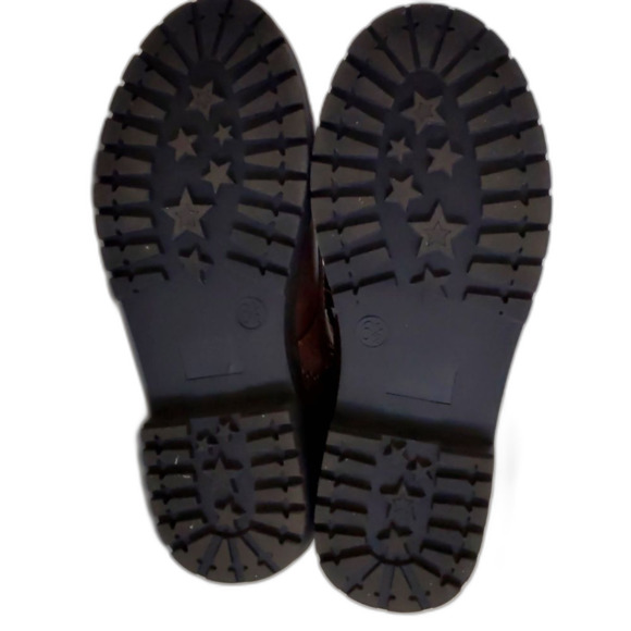 Women's So Bowfin Brown Combat Hiking Boots, Zip Up Closure, Size 6.5 - Picture 6 of 7